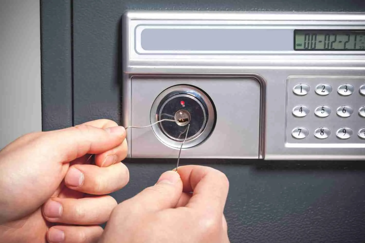 Unlocking a safe image